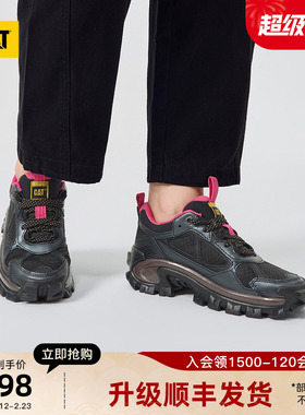 CAT卡特26春季新品女士透气舒适运动鞋增高户外老爹鞋商场同款