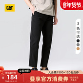 CAT卡特25夏季 户外舒适透气直筒宽松亚麻休闲长裤 新品 男士