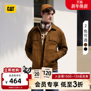 工装 复古宽松短款 夹克棉服外套 休闲美式 CAT卡特秋冬男士
