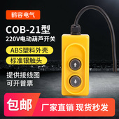 微型电动葫芦开关升降机小吊机开关220V家用上下按钮开关遥控器
