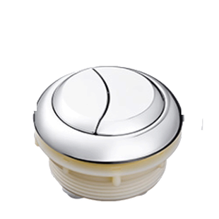 马桶配件按钮双按通用冲水坐便器水箱盖按键圆形压水开关按压器