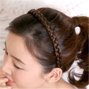 厂家直销呛口小辣椒 波西米亚假发麻花辫子扎头发的发带发箍发饰