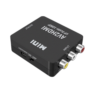 AV转HDMI线电视机显示器投影仪转换器机顶盒DVD游戏机转接头显示屏莲花头三色接口高清连接线视频音频RCA插头