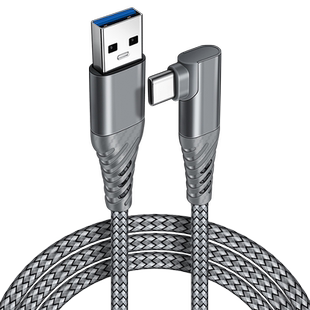 适用VR串流线Oculus Quest2电脑主机piconeo3连接弯头TypeC数据线充电usb3.0配件Pico4VR头盔眼镜Air2s联机线