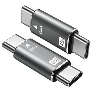 适用双头Type c全功能CtoC数据线USB4移动硬盘otg反向充电4雷电3苹果电脑小米联想小新pro笔记本M2华为14手机