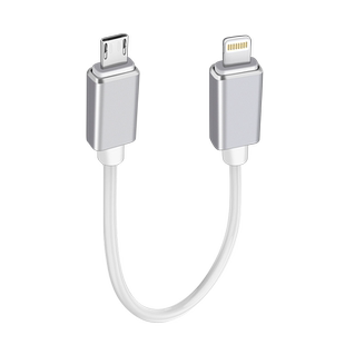 适用于苹果转Micro安卓USB声卡接口OTG音频线直播伴奏连接线V8扁头11手机iphone14 13 12效果器数据线插头pro