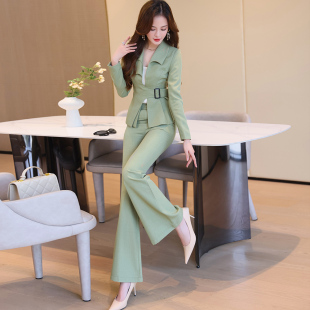 套装 小西装 女2025春装 气质修身 外套两件套潮 新品 减龄气质干练时尚