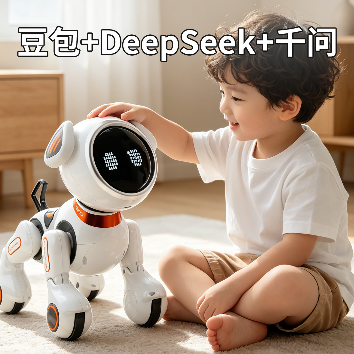 豆包智能机器狗2026新款ai模型儿童陪伴机器人可对话宠物儿童玩具