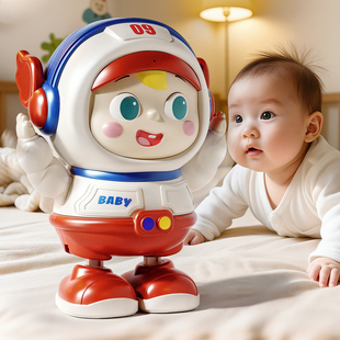 婴幼儿0一1岁抬头练习玩具宝宝跳舞早教3到6个月学爬行训练小月龄