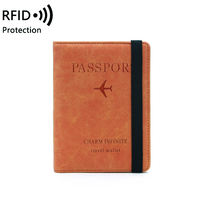 RFID simple and ultra-thin Korean ins anti-theft card multi-functional air ticket holder storage bag, travel passport card holder case thumbnail 6