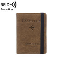 RFID simple and ultra-thin Korean ins anti-theft card multi-functional air ticket holder storage bag, travel passport card holder case thumbnail 7