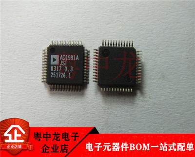 粤中龙 AD1981AJST  QFP48 全新进口原装现货 可直拍