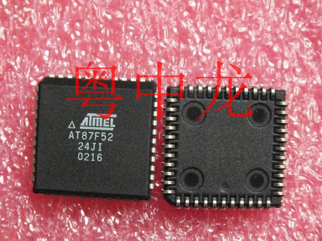 AT87F52-24JI PLCC44  全新进口原装现货 可直拍