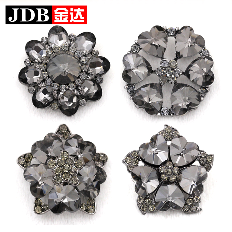 金达纽扣貂毛大衣水晶雪花裘皮