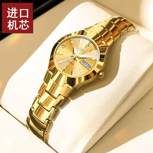 正品 輕奢歷簡(jiǎn)約 女士手表女全自動(dòng)機(jī)械表鎢鋼女表防水夜光時(shí)尚 新款