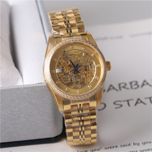 自动机械表镶钻时尚 镂空防水8105 CADISEN卡迪森手表男表男士 正品