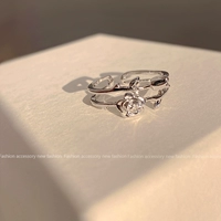 Горный чай, безразмерное брендовое небольшое дизайнерское модное кольцо, изысканный стиль, легкий роскошный стиль, на указательный палец