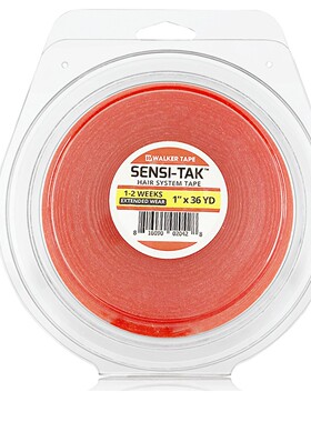 2.54cmx36码 红胶假发双面胶假发打底胶片美国红色打底假发双面胶