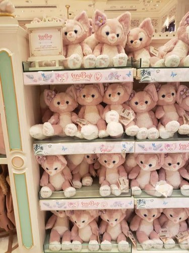 香港迪士尼 玲娜贝儿毛公仔 可爱玩偶娃娃S号毛绒公仔娃娃