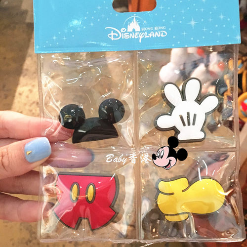 香港迪士尼米妮身体磁铁冰箱贴