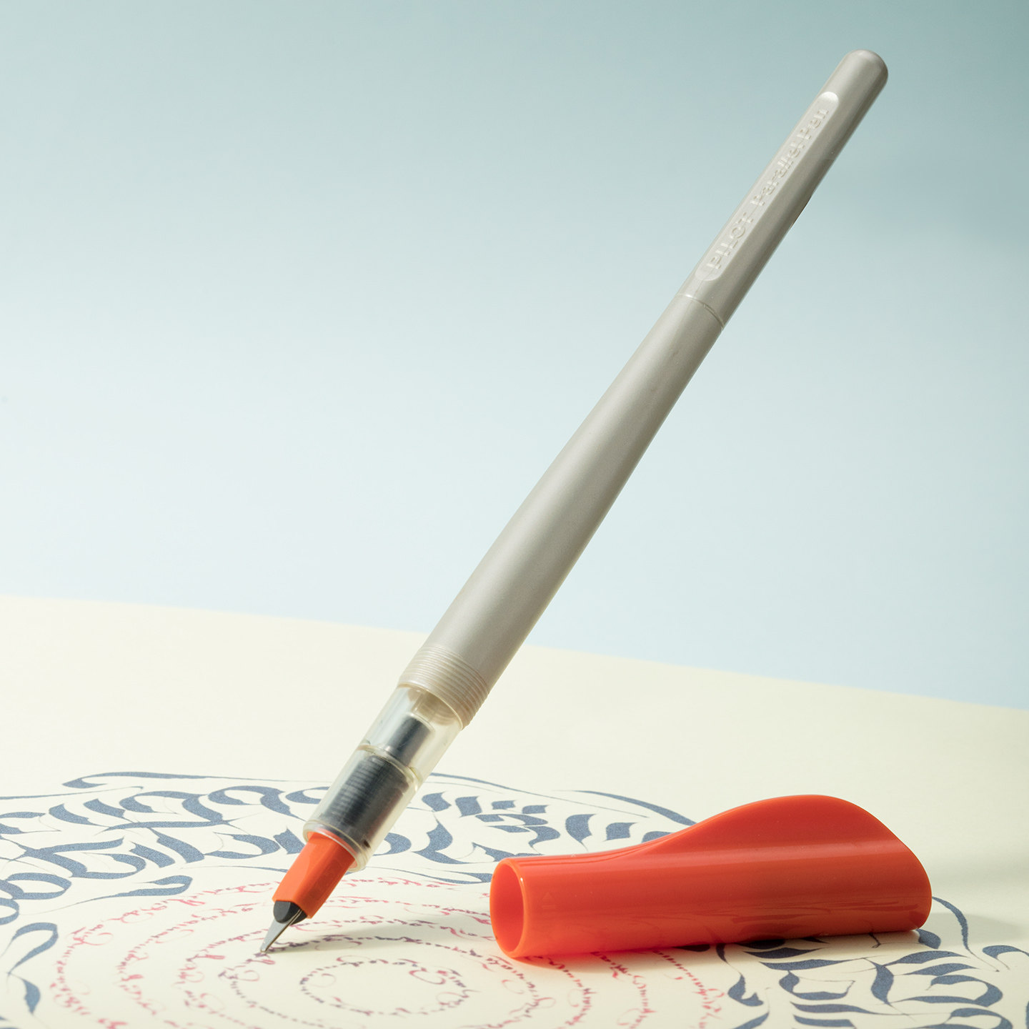 百乐FP3平行钢笔鸭嘴美术美工calligraphy英文花体阿拉伯藏文书法