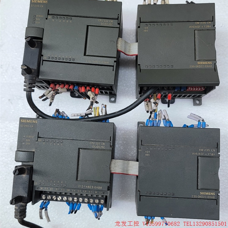 西门子S7一200plc,cpu222cn,拆机货,功能包好-封面