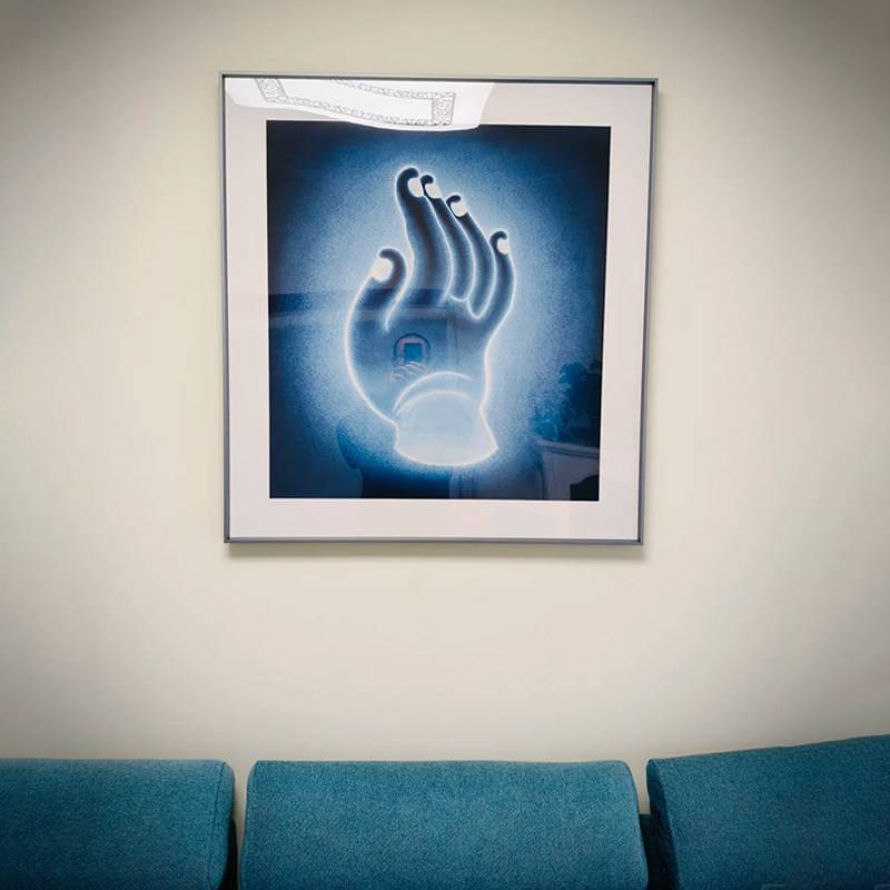 佛手艺术酒店客厅装饰画新中式禅意茶室装饰挂画走廊玄关画背景画