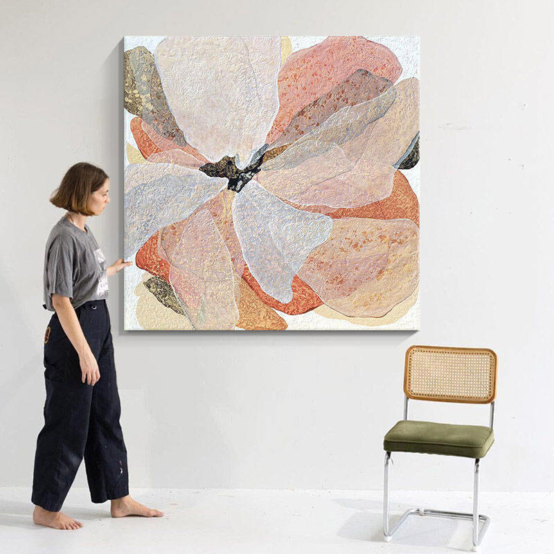 【绯梦】北欧风客厅背景墙挂画现代简约大气抽象餐厅装饰画卧室画