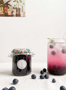 「LING食」蜂蜜蓝莓茶  汽泡水mojito好搭档 排堵养妍 对眼睛好