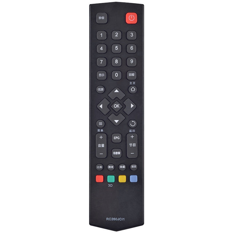 蕊科遥控器适用于TCL液晶电视RC260JCl1遥控器260JCI1 260JC11 L48A71 L48C71 B48A858U B55A858U D55A620U