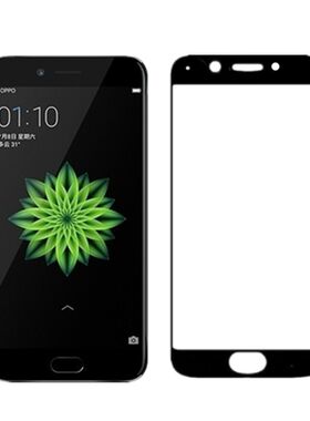 oppoa77t钢化膜a77op黑色刚化