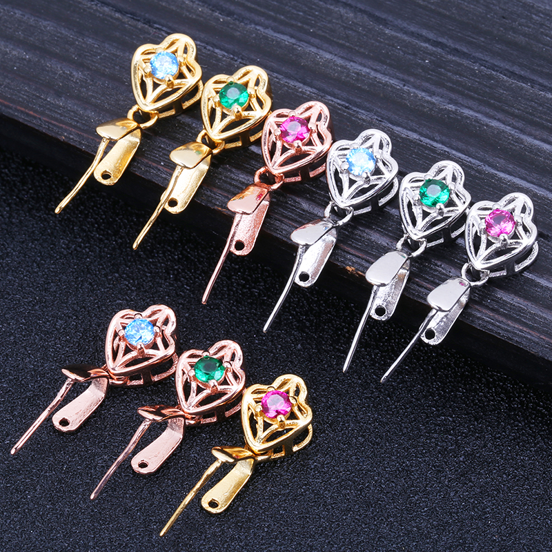 s925电镀18K金扣翡翠吊坠蜜蜡