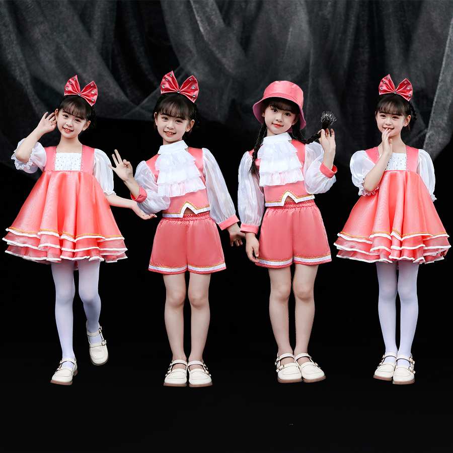 六一儿童合唱服蓬蓬裙舞蹈表演服
