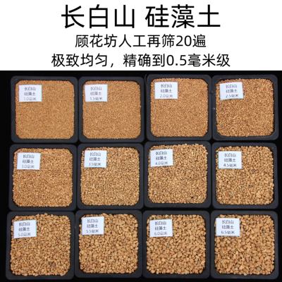 长白山硅藻土 精筛20遍 干净均匀 多肉颗粒 铺面石 顾花坊