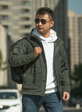执政官M47户外战术夹克春秋季男舒适风衣通勤防水冲锋衣军迷外套