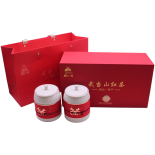 2024年新茶湖北武当山茶叶道茶十堰特产竹溪茶古树红茶礼盒装200g