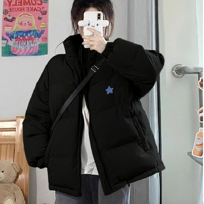 冬季宽松加厚夹棉外套