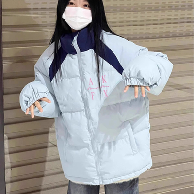 休闲棉祆上衣外套网红棉衣ins