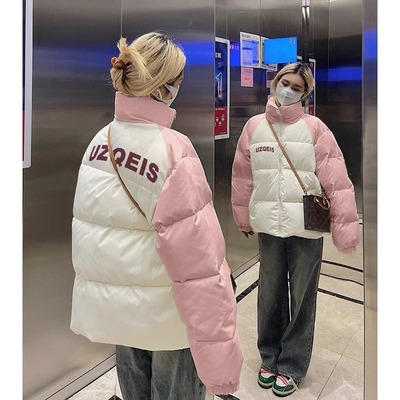 新款潮秋冬季外套厚棉袄