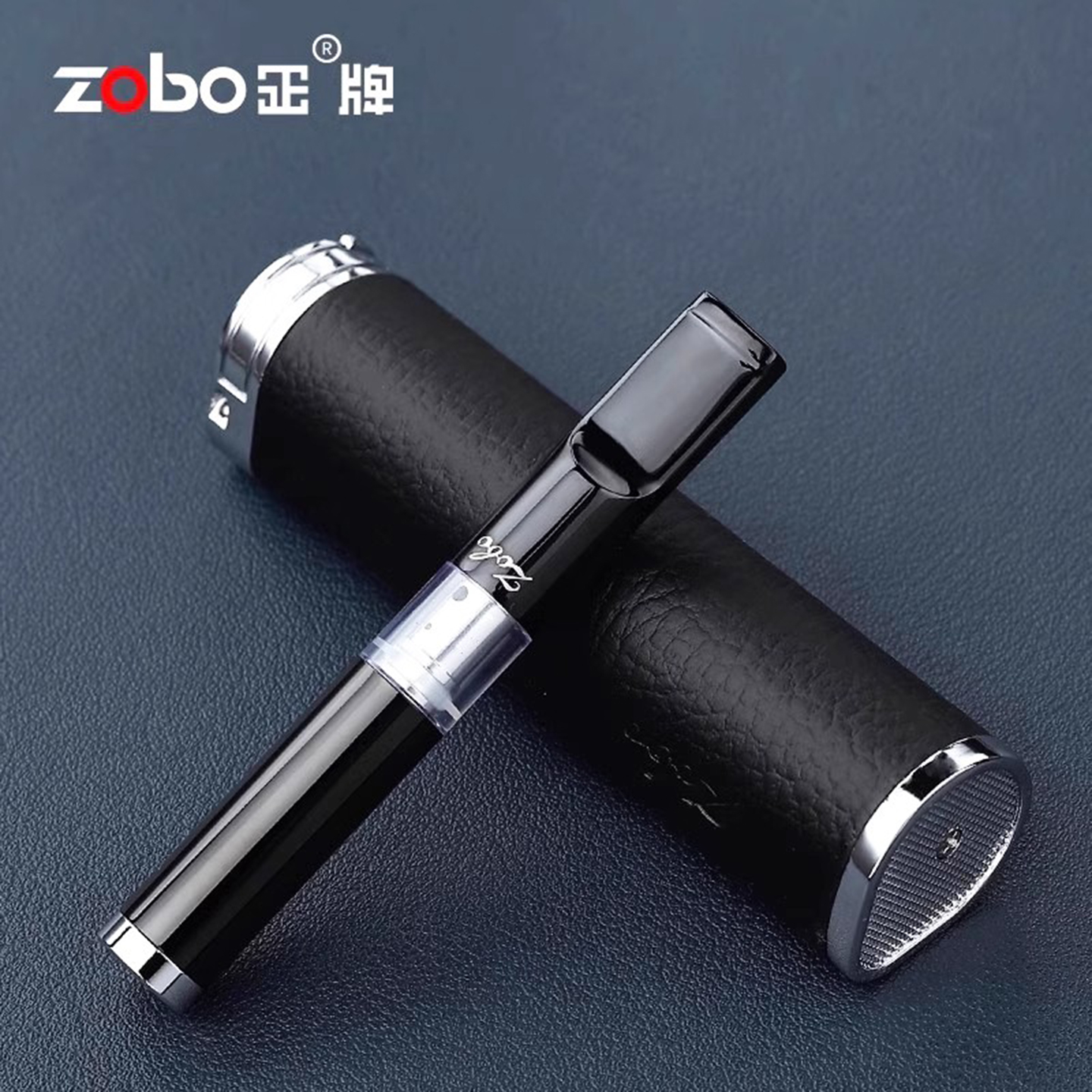 ZOBO正牌烟嘴男女士循环清洗型过滤器双过滤芯双重过滤高档吸烟嘴