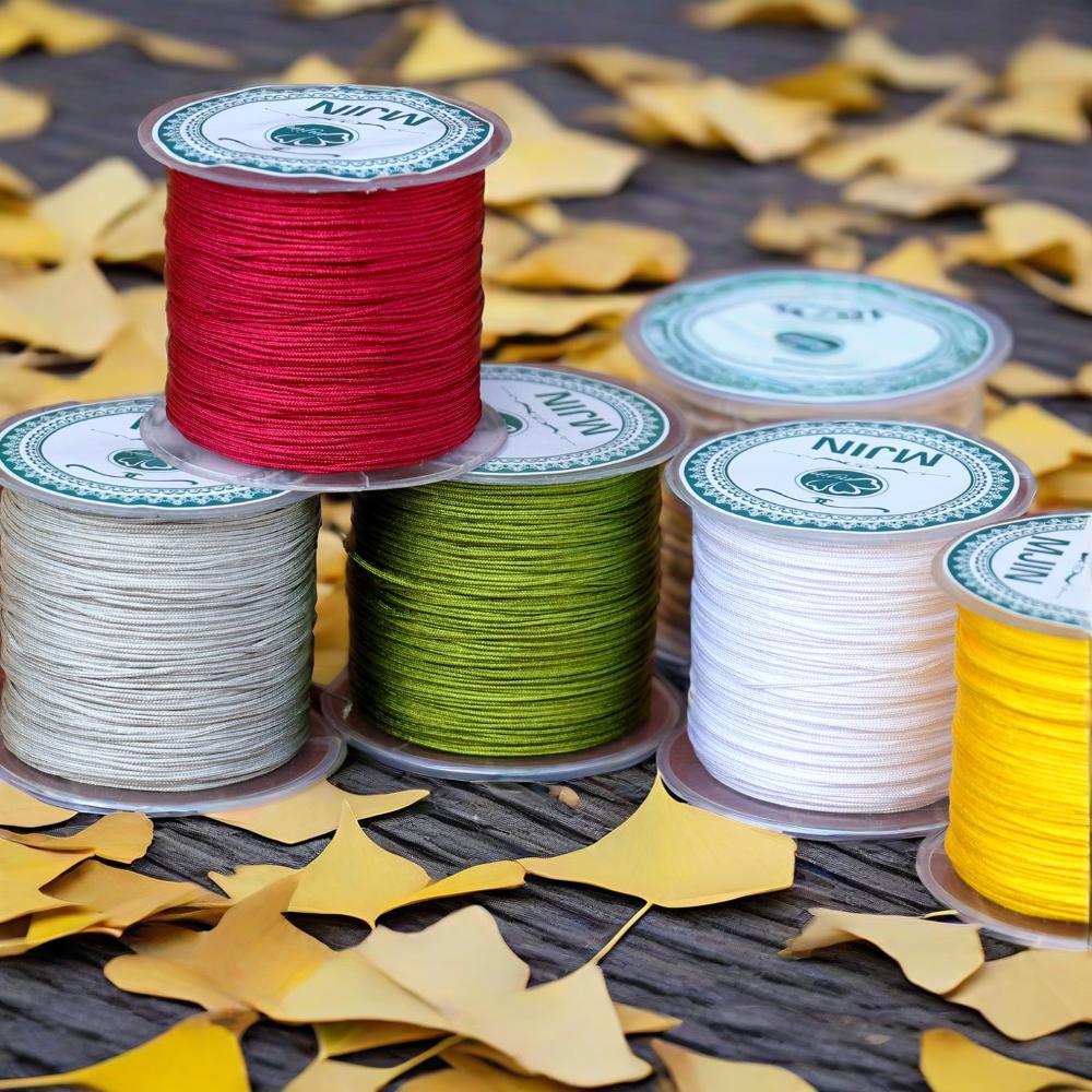 73号玉线0.6mm手工DIY编织线多色细线编织线材珠宝线吊坠线红线绳