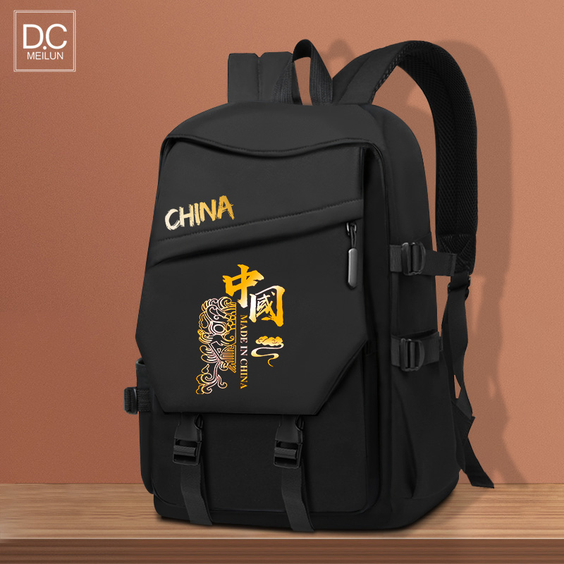 时尚潮流中国国潮双肩包