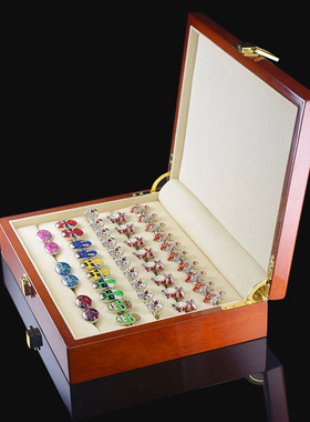 瑕疵袖扣盒男士法式袖口衬衫戒指女衬衣长袖金属袖钉收纳木盒扣子