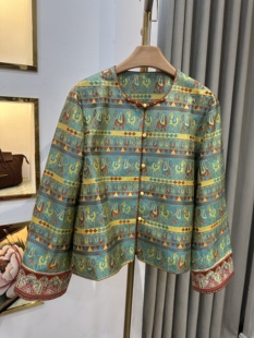 2026新款新中式国风复古上衣女新款气质圆领实体店