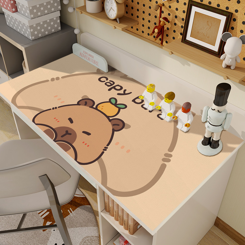 卡皮巴拉鼠标垫超大号可爱卡通定制办公键盘垫学生电脑桌面保护垫,电脑硬件/显示器/电脑周边,鼠标垫/贴/腕垫,淘宝优惠券,粉丝福利购,淘宝优惠卷