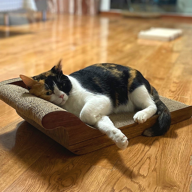 多可特贵妃椅猫抓板能抓能躺能靠