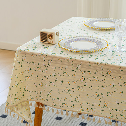 日韩桌布安娜丽丝纯棉简约小清新