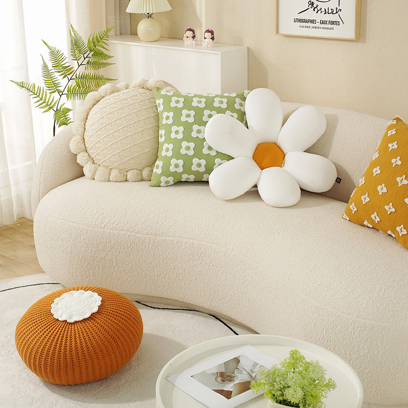 北欧沙发抱枕高档家用卧室靠背坐垫靠包简约现代花瓣车用靠垫含芯,居家布艺,靠垫/抱枕,淘宝优惠券,粉丝福利购,淘宝优惠卷