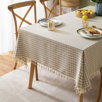 可水洗桌布安娜丽丝棉麻清新田园