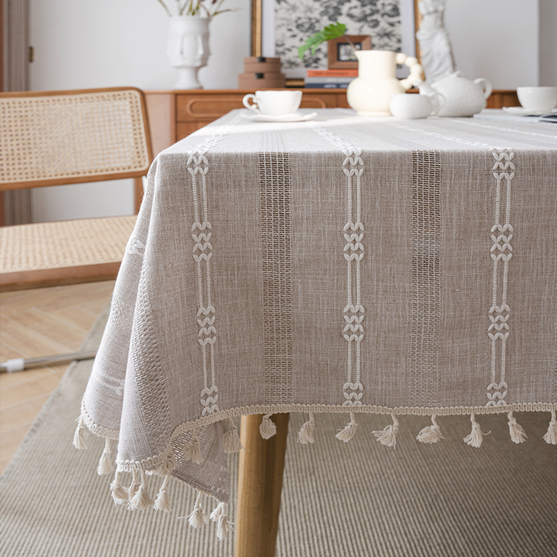镂空蕾丝ins装饰餐桌布流苏台布